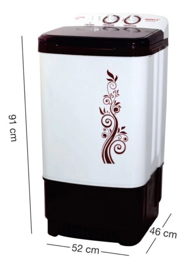 Daenyx 7.5 kg Washer only Maroon  (DWW - 75BR)