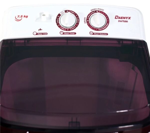 Daenyx 7.5 kg Washer only Maroon  (DWW - 75BR)