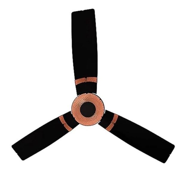 RR Signature Jaipur Tamra 1200mm Designer Ceiling Fan for Home and Office with BEE 3-Star Rating and 40% Energy Saving (2 Year Warranty, Abu Black)