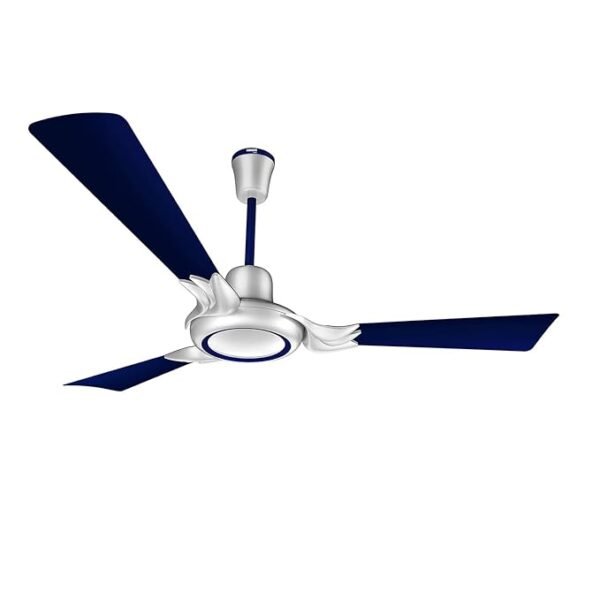 RR Signature London Mayfair 1200MM Designer Ceiling Fan for Home and Office with BEE 3-Star Rating and 40% Energy Saving (2 Year Warranty, Sapphire Blue)