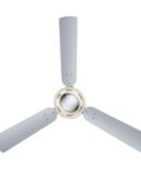 RR Signature Rio Belair 1200MM 2 Star BEE Certified Energy Efficient 57-Watt High-Speed Ceiling Fan For Home and Office (Prata Silver)