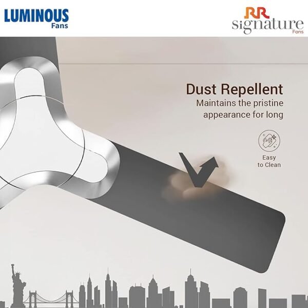 RR Signature 1200MM New York Brooklyn I Energy Efficient I High Speed Ceiling Fan I Venetian Grey (3 + 2 Years Warranty