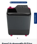 Lloyd by Havells 9 kg Semi Automatic Top Load Washing Machine