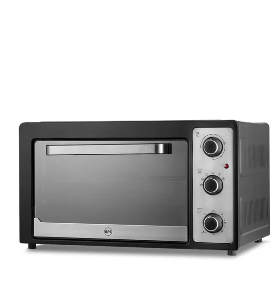 BPL Kitchen Up 40 Litres Oven Toaster Griller (OTG) with Rotation Basket, Convection, Rotisserie, Black, BOTGRBBQC00540