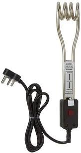 BPL Blaze BIMHNWP1000 Londer Life Nichel Plated Copper Heating Element, ISI Approved 1000 W Shock Proof Immersion Heater Rod  (Metal Hook For Safe Operation, Indicator Light For Power on)