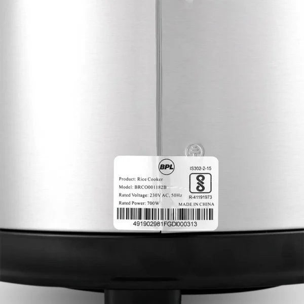 BPL RICE COOKER